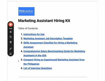 Ready-to-Use, Customizable Template With All Essential Elements to Attract Top Marketing Talent